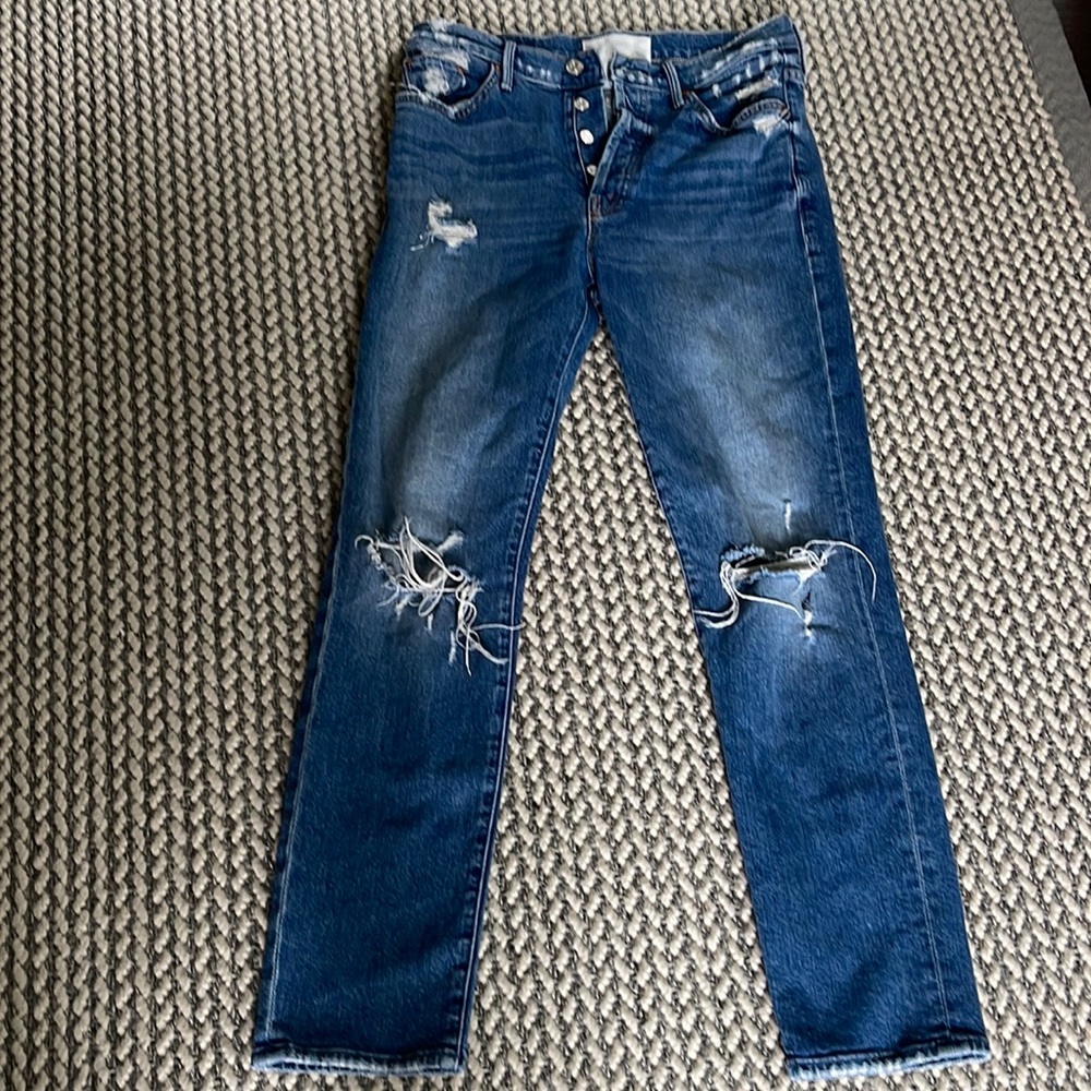 Mother the Trickster ankle jeans